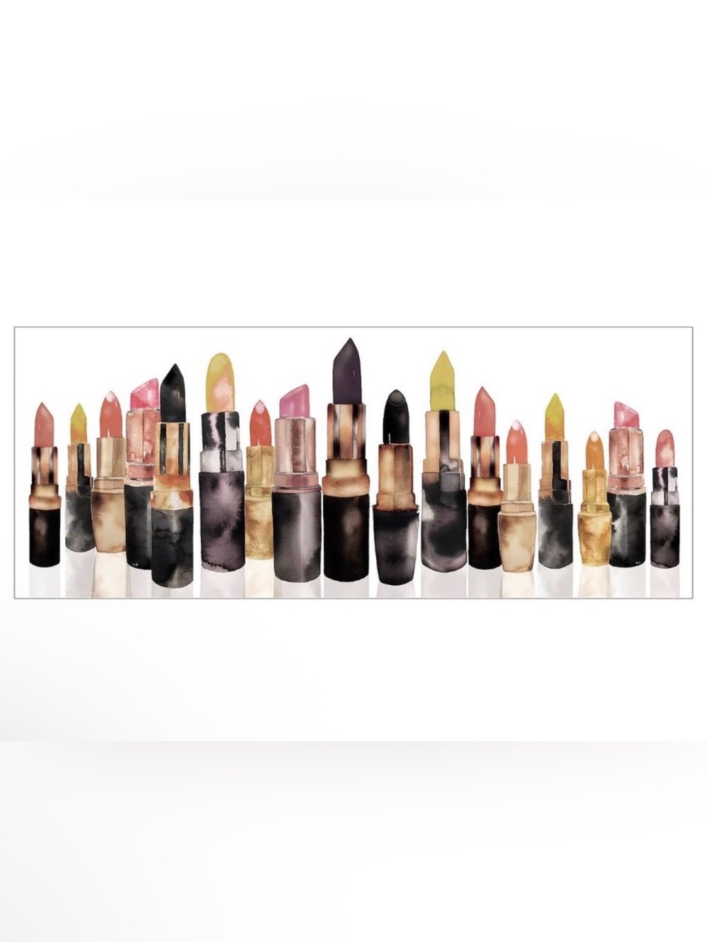 NEW IKEA BJORKSTA BJÖRKSTA Picture Lipstick Collection Canvas 55x22"